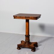 Quality George IV Rosewood Occasional Table