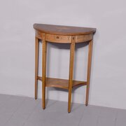 Quality Sheraton Style Demi-Lune Table