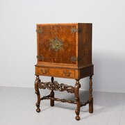Queen Anne Style Cabinet On Stand