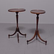 Rare Pair Of Regency Mahogany Wine Tables