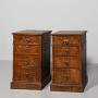Rare Pair of Small Chest of Drawers / bedside lockers