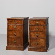 Rare Pair Of Small Chest Of Drawers / Bedside Lockers