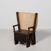 Rare Infant-size Oak-framed Orkney Chair