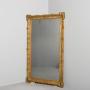 Rectangular Victorian giltwood and gesso mirror