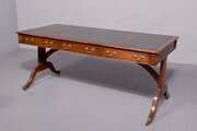 Regency-Style Mahogany Partners Writing Table