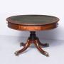 Regency Circular Mahogany Library or Rent Table