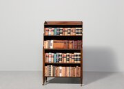 Regency Mahogany Waterfall Open Bookcase