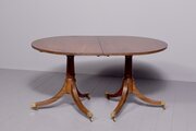 Regency Style Twin Pillar Dining Table