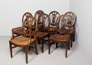 Set Of 6 Quality Adam Style Dining Chairs