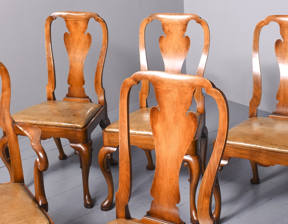 Antiques Atlas Set Of 8 Walnut Chairs By Arthur Brett Of Norwich
