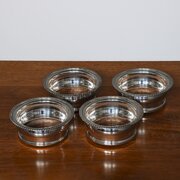Set Of Electroplated Nickel Silver (EPNS) Coasters