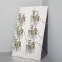 Set of Six Cut Crystal Wall Sconces