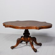 Shaped-top Victorian Centre Or Breakfast Table