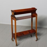 Sheraton Style Inlaid Mahogany Book Trough