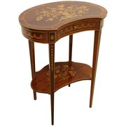 Sheraton Style Kidney Shaped Occasional Table