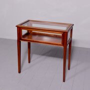 Sheraton style inlaid mahogany Edwardian Bijouteri