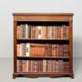Sheraton Style Inlaid Mahogany Open Bookcase 