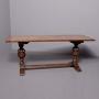 Solid Oak Jacobean Style Refectory Table
