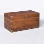 Victorian Brass-Bound Solid Camphorwood Trunk