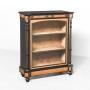 Victorian Ebonized, Walnut & Amboyna Cabinet