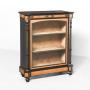 Victorian Ebonized, Walnut & Amboyna Cabinet