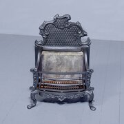 Victorian Cast Iron, Neat-sized Rococo-style Fire 
