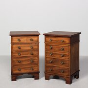 Victorian Chest Of Drawers / Bedside Lockers