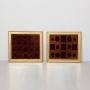Wall-Mounted Gilded & Glazed Display Frames