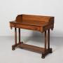 William IV mahogany dressing table / side table 