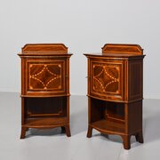 Mahogany Bedside Lockers / Side Tables