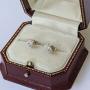 18ct White Gold Diamond Stud Earrings 0.50cts