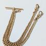 Antique 9ct Rose Gold Watch Chain 