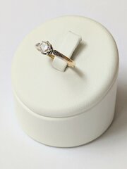 Vintage 18ct Gold  Platinum Diamond Solitaire Rin