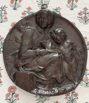 19thc. Bronze Plaque By F. Barbedienne 1810-1892  