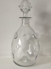 Old English Bulls Eye Decanter ~ Thomas Webb