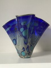  Super Vintage Art Glass Vase By Paul Bendzunas