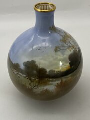 Doulton Burslem Vase.signed C B Hopkins.c1900