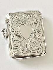Large Silver Vesta.B.1915