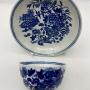 Miniature Worcester Tea Bowl and Saucer c.1780
