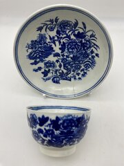 Miniature Worcester Tea Bowl And Saucer C.1780