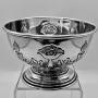Silver Repousse Bowl on stepped Pedestal.c.1929