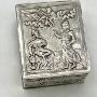 Silver Repousse Box. Imp Mark Ldn 1891