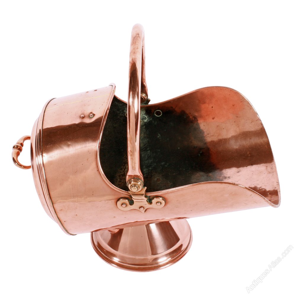 Antiques Atlas 19th Century Copper Coal Scuttle