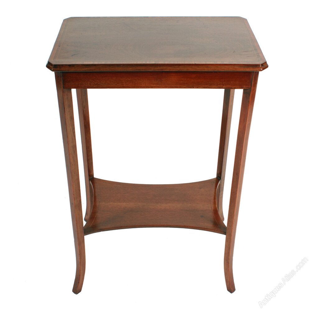 Edwardian Mahogany Lamp Table Antiques Atlas