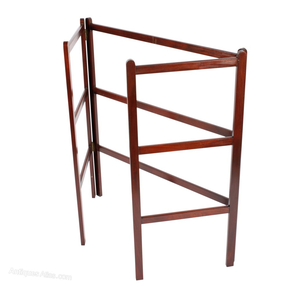 Edwardian Mahogany Towel Rail Antiques Atlas