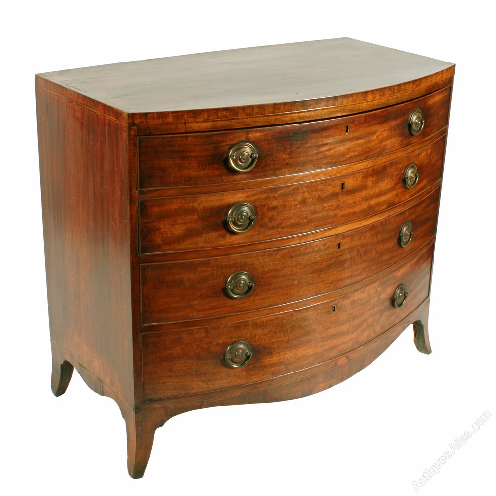 Mahogany Bow Front Chest SOLD Antiques Atlas