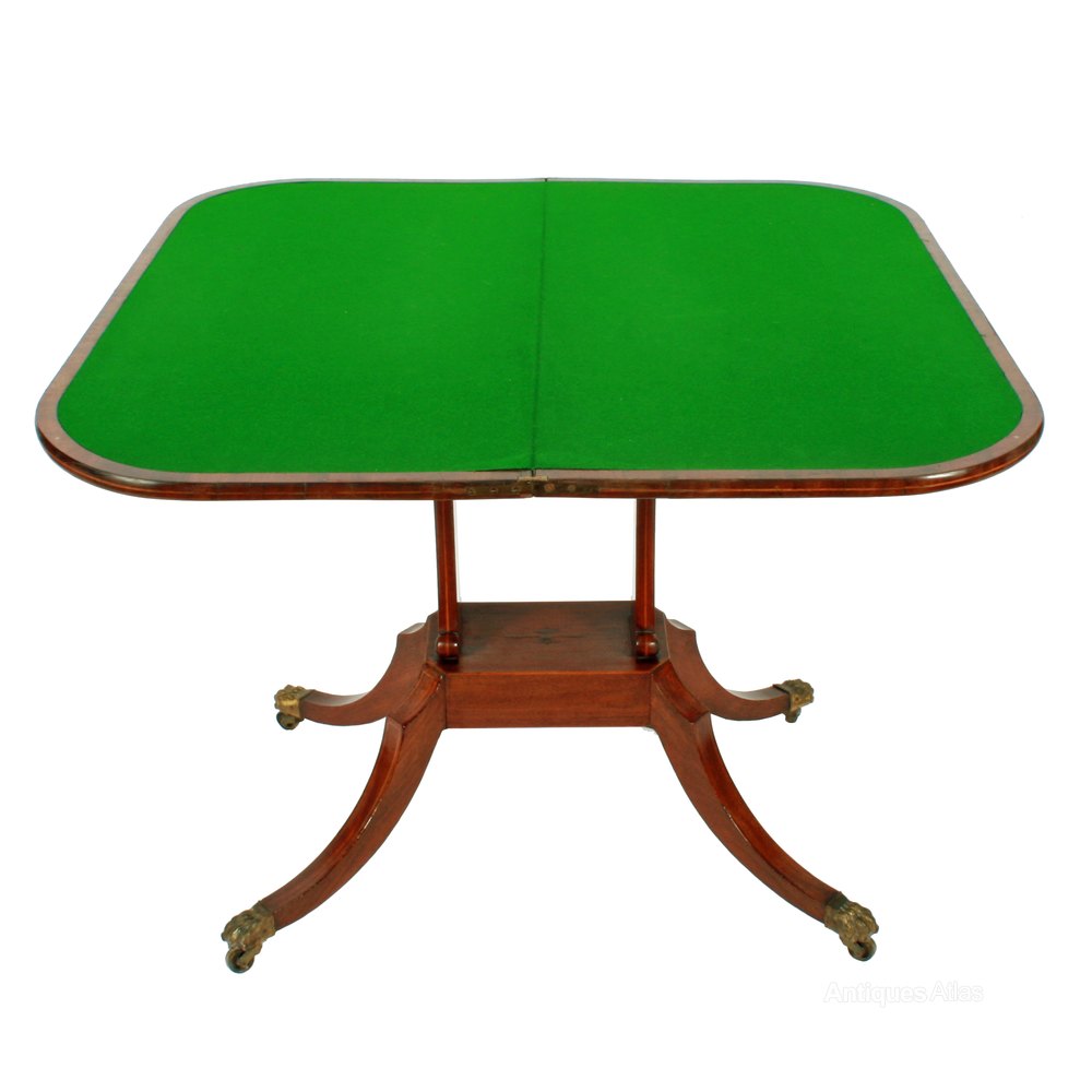 Mahogany Card Table Antiques Atlas