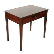 Georgian Mahogany One Drawer Table