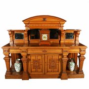 Impressive Victorian Oak Sideboard