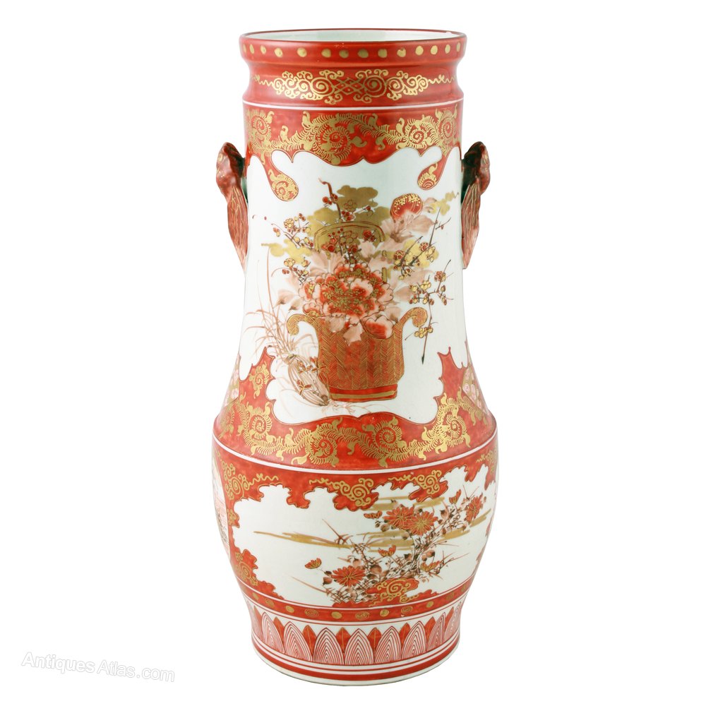 Antiques Atlas Japanese Kutani Porcelain Vase